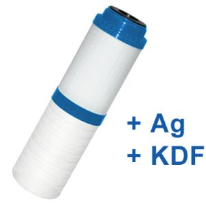 Kombi Silver víztisztító szűrőbetét (PP+GAC+Ezüst+KDF) 10"