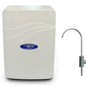 PurePro M800DF tartály nélküli RO víztisztító, nyomásfokozóval, modern dizájn csappal (FC101). Dobozos. Kompakt szűrők 2,5" M-SZETT, membrán: 2xTLC200